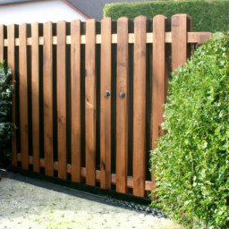 Portillon en Bois Rustique pour un Accueil Chaleureux Villemomble